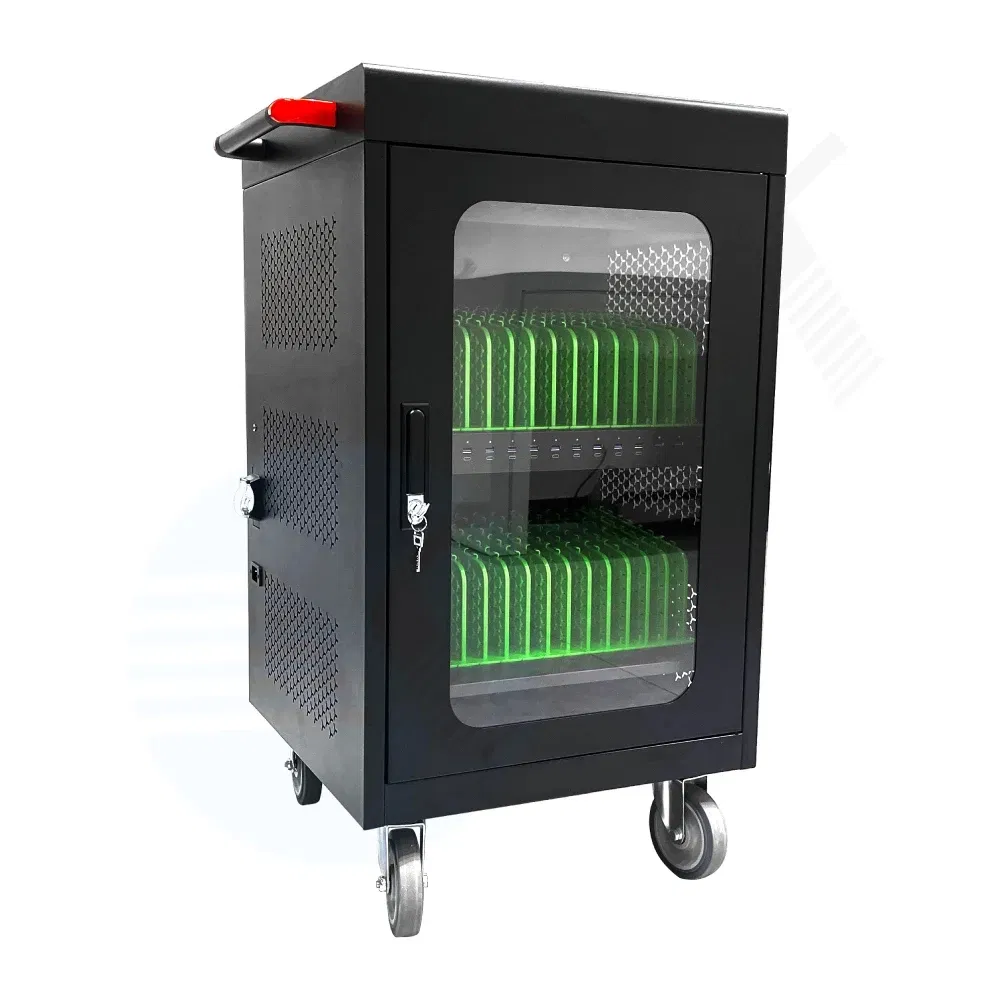 School Classroom Chargingcart 30ways 30W Type-C &amp; USB Output Socket Charging Cabinet