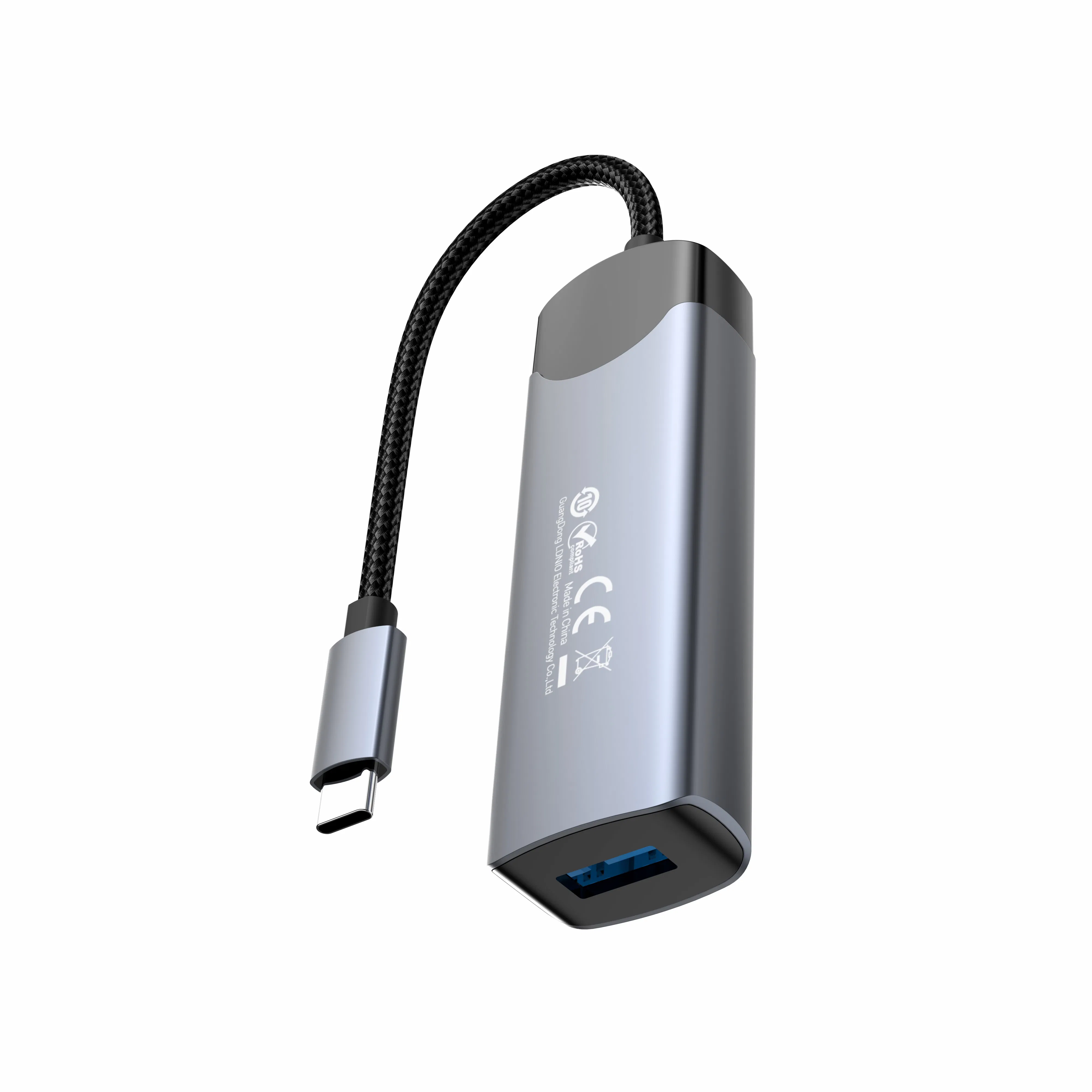 Ldnio Ds-134c Type-C to USB3.0*4 5gbps Data Transmission Phone Charging Hub