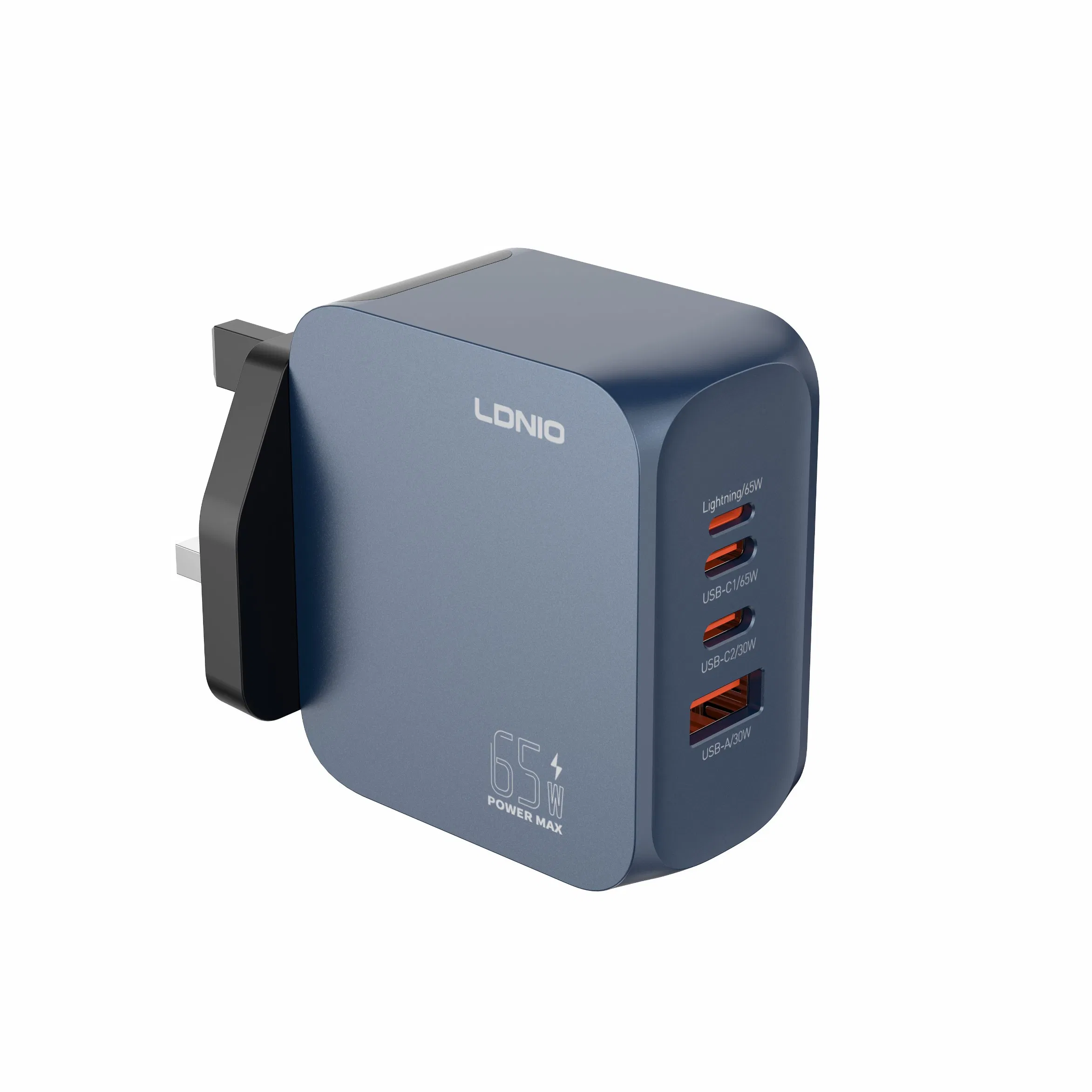 Ultra-Compact 65W GaN Wall Charger for Global Devices
