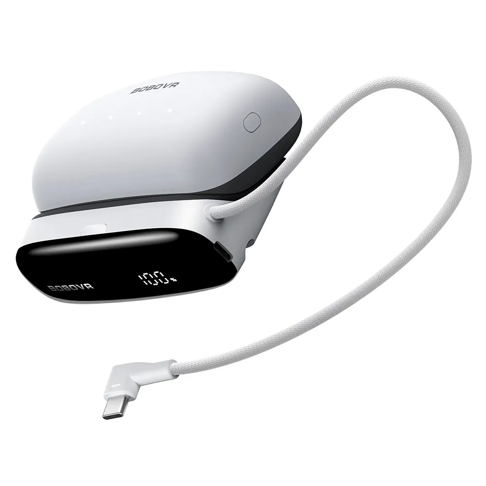 Bobovr Pd100 Combo 30W Fast Charging Dock with Built-in USB-C Cable &amp; B100 10000mAh Battery Pack