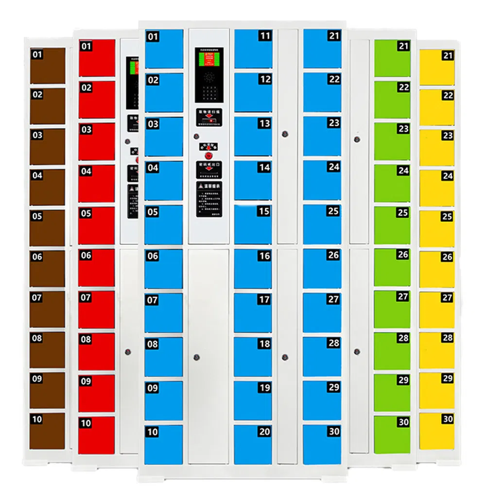 60 Door Qr System Smart Storage Locker Mobile Phone Charging Cabinet