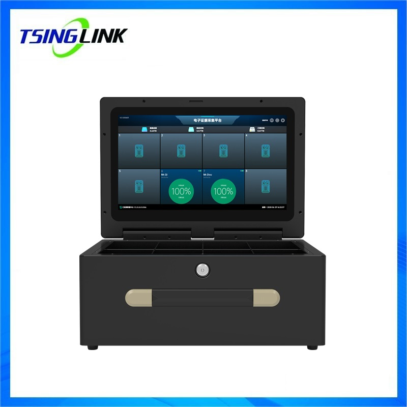 Battery Charging Law Enforcement Recorder HD Display Screen Desktop Type Body Cam Docking Station