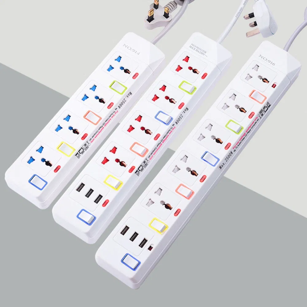 Versatile 3-4 USB Universal Power Strip for Home Use