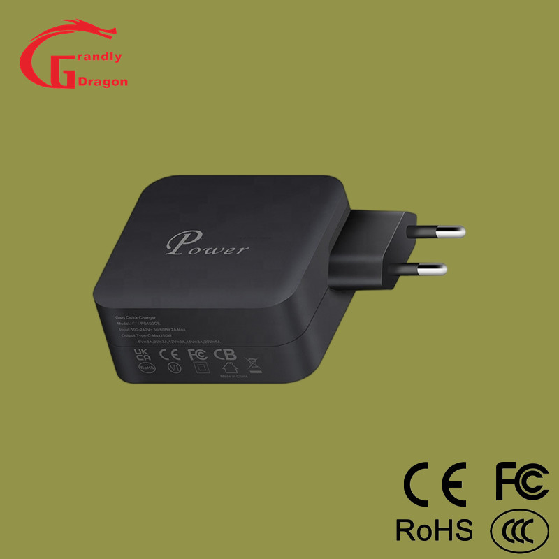 Portable GaN Fast Wall Charger 100W 120W 140W Power Adapter USB C Pd 1c Power Supply for Tablet Mobilephone Laptop MacBook iPhone Xiaomi Samsung Huawei