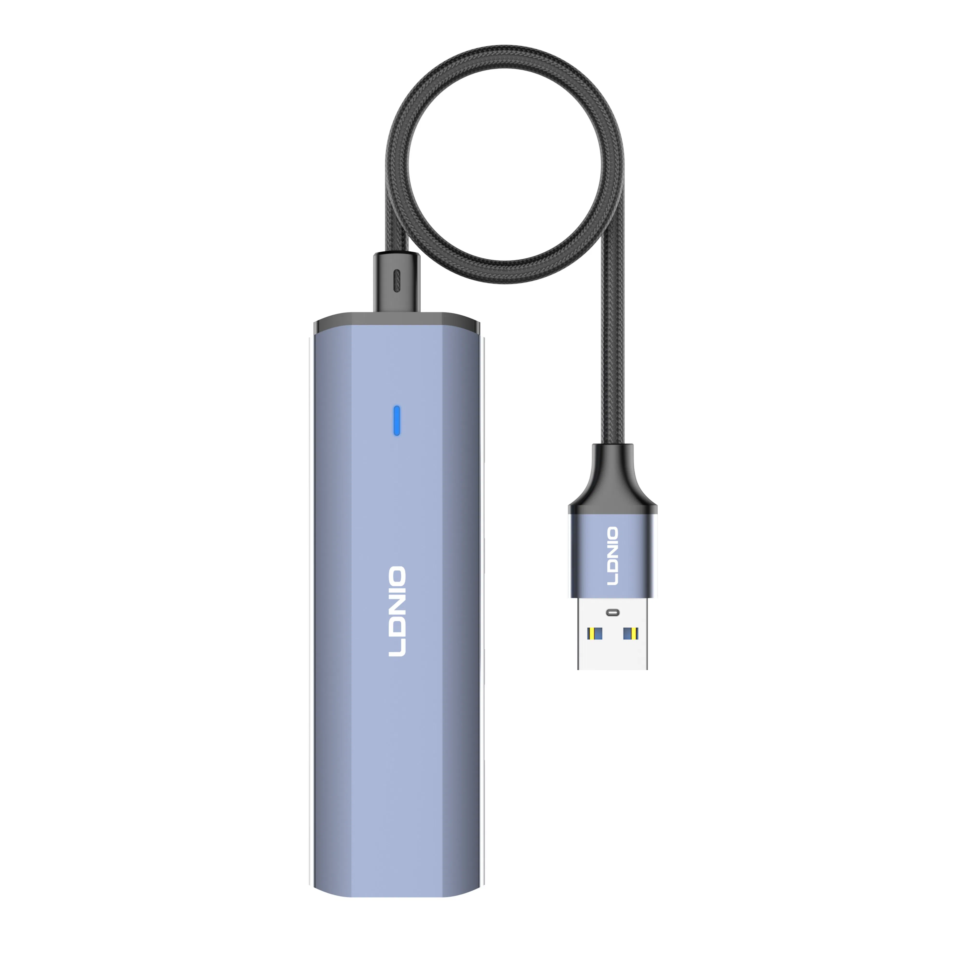 Ldnio Ds-114u-1.2m USB-a to USB-a*4 5gbps Data Transmission Docking Station Hub