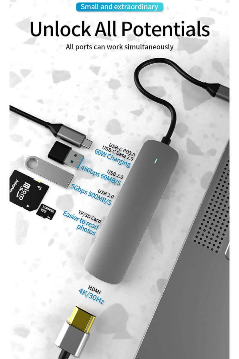 USB-C Docking Station View 4