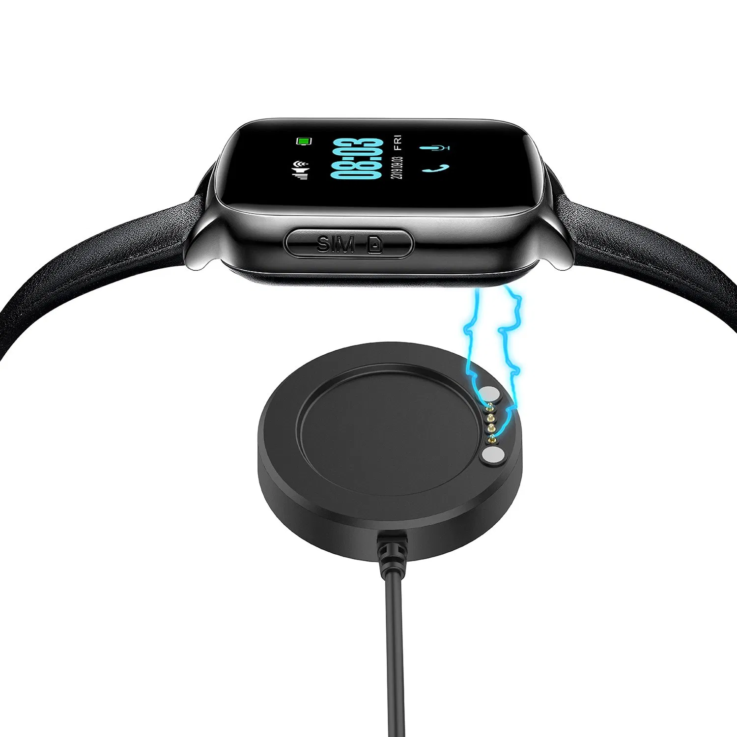 New portable 4G Mini Kids Personal Elderly Watch GPS Tracker Dock charging station for in house desktop charging DC01