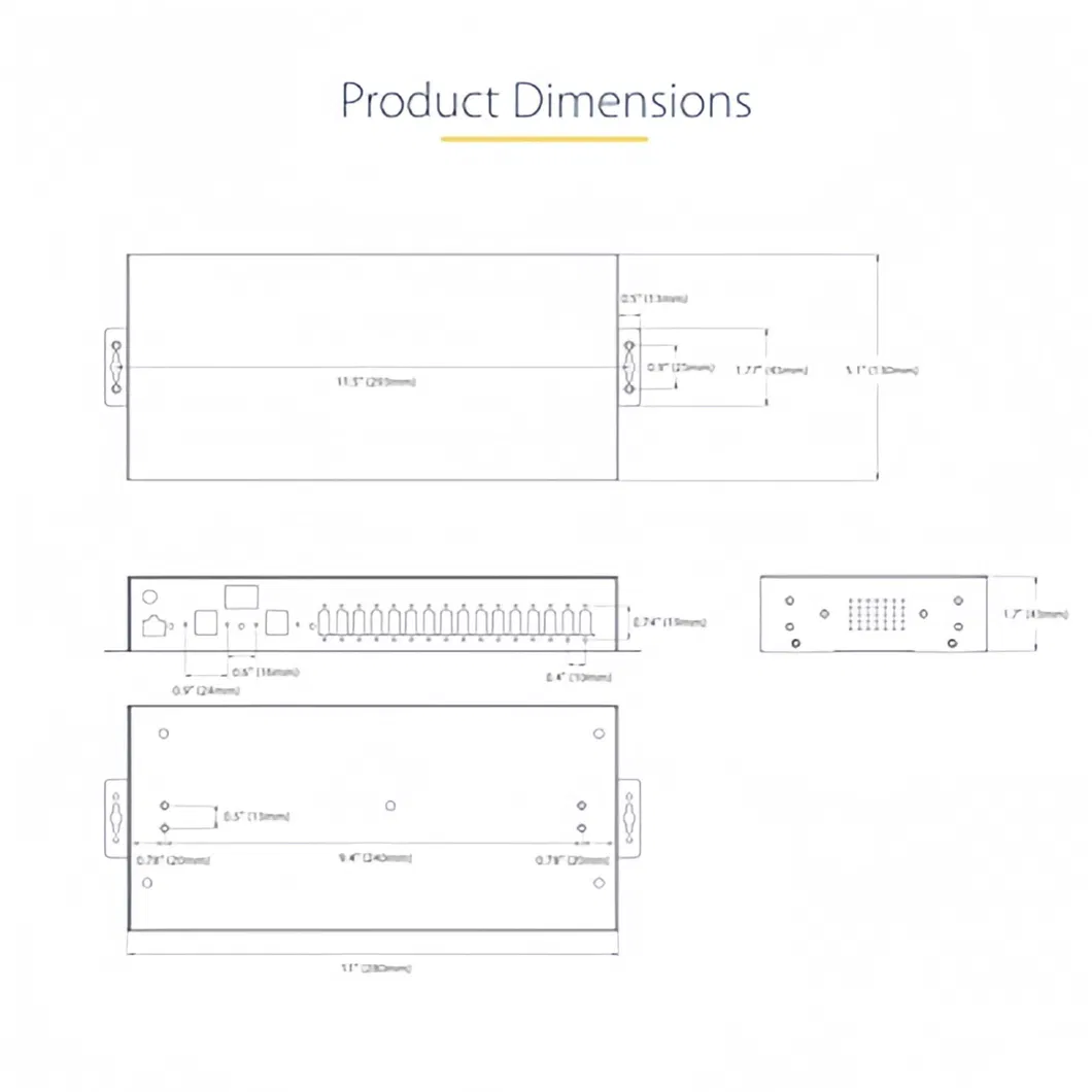 16 Port USB 3.0 Hub Detail