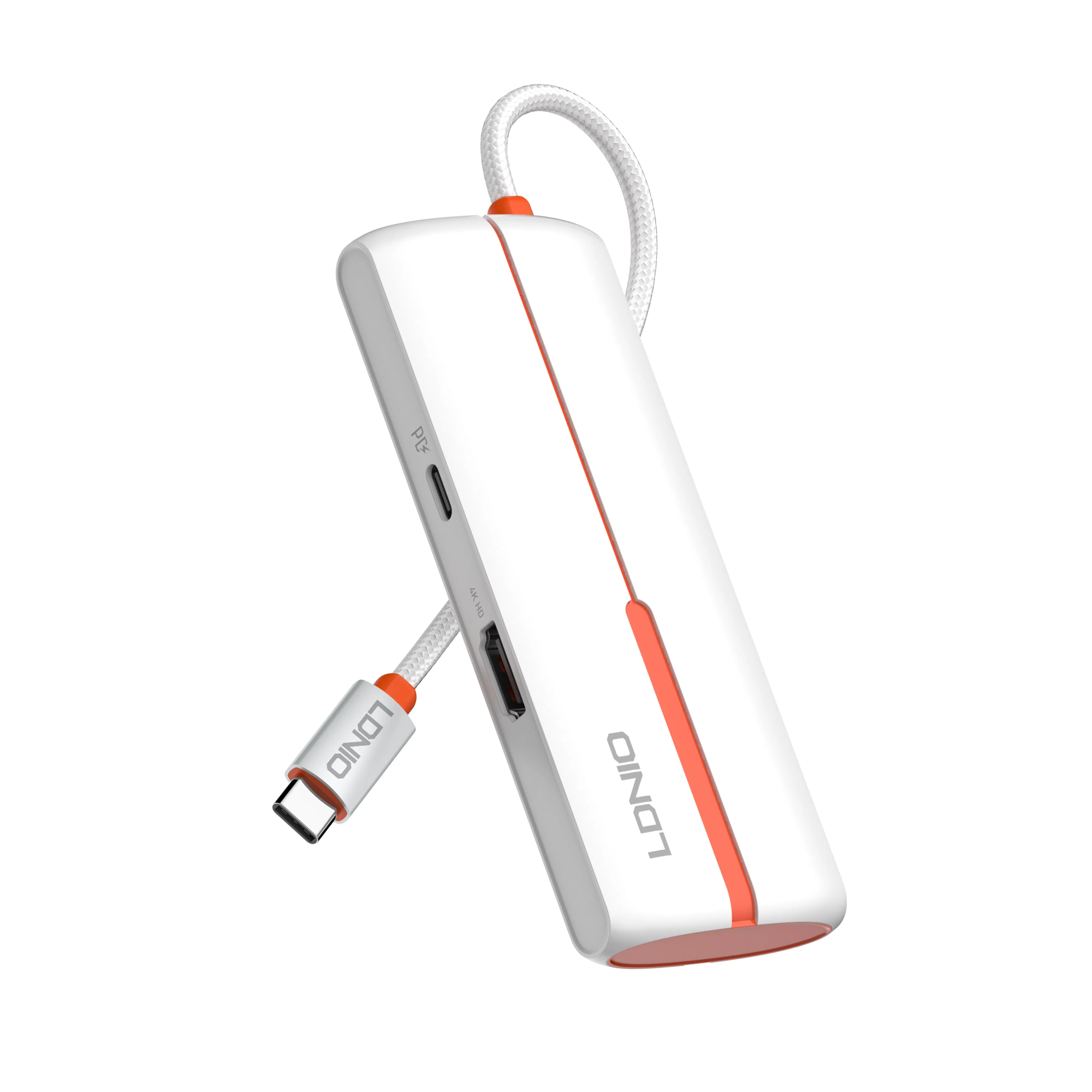 Ldnio Ds-25h Type-C to Pd*1+HDMI*1+USB3.0*3 4K HD High Speed Data Transmissin Hub