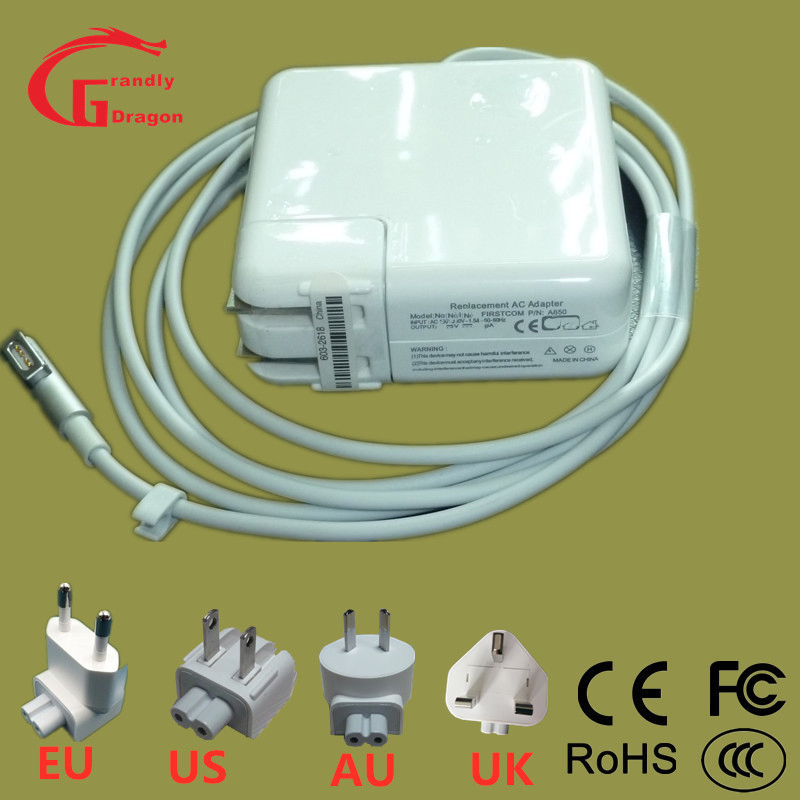 45W Magsafe Power Adapter 14.5V 3.1A Laptop Charger Adapter with L Tip Magsafe 1 for MacBook