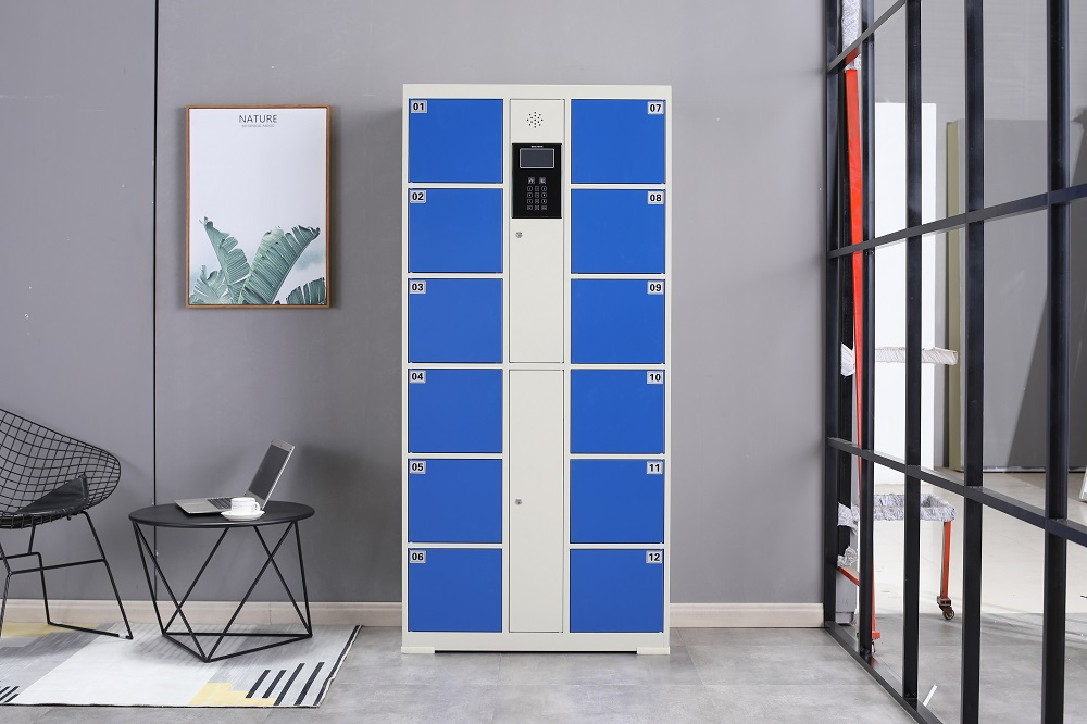 Smart Bar Pin Code Fingerprint Open Cell Phone Charging Locker