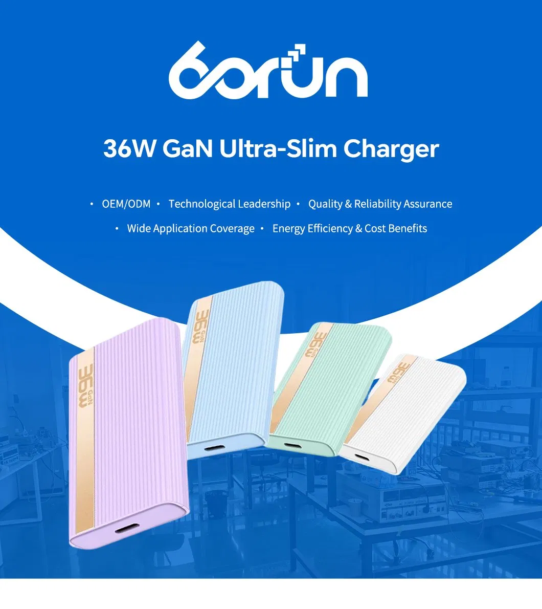 Ultra-Slim 36W GaN Pd Charger