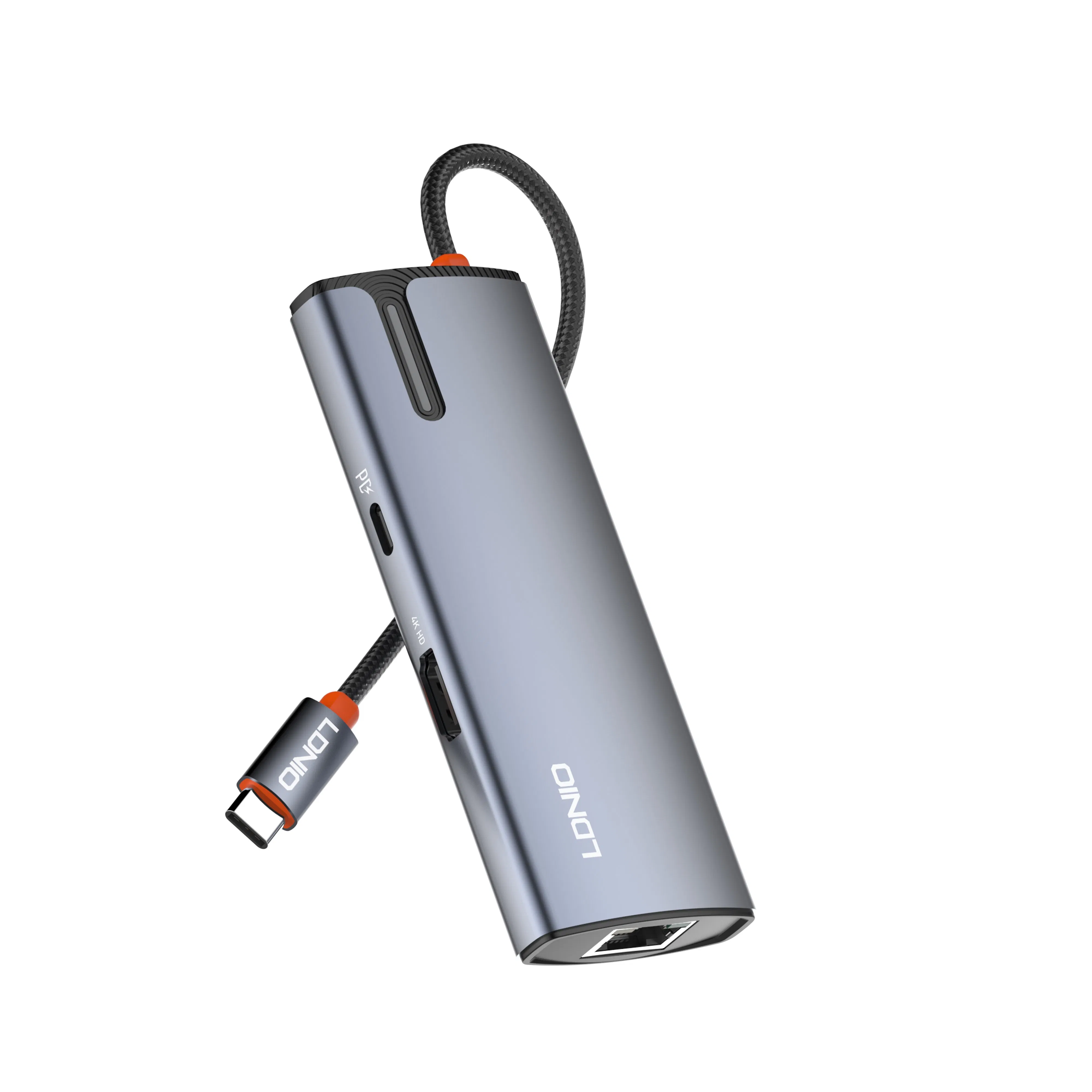 Ldnio Ds-16h Pd100W USB-C Type-C to Type-C*1+USB3.0*3+RJ45*1 Multi-Function Multi-Port Adapter Docking Station Hub