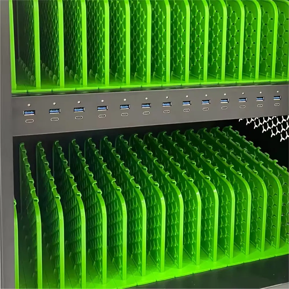 School Educational Equipment Tablets Charging Lockers Case Charging Station Laptop 65W Fast Charging Cabinet