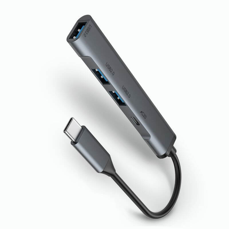 4-in-1 Type-C Docking Station for MacBook PRO, Laptops, Dual Monitor &amp; Computer Accessories