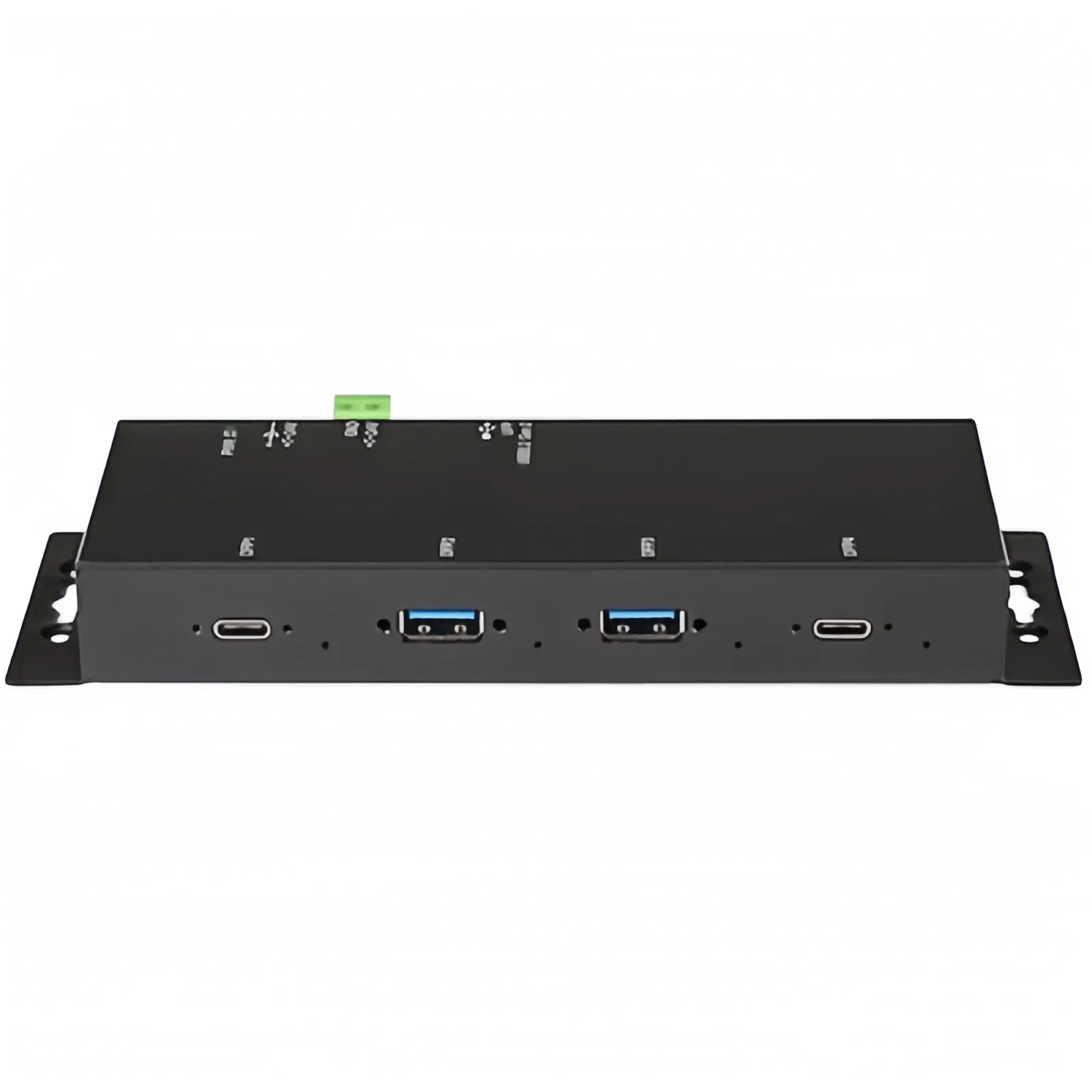 Custom 4-Port USB C Hub 10gbps - Metal Industrial USB Type-C Hub W/ 3xusb-a &amp; 1xusb-C