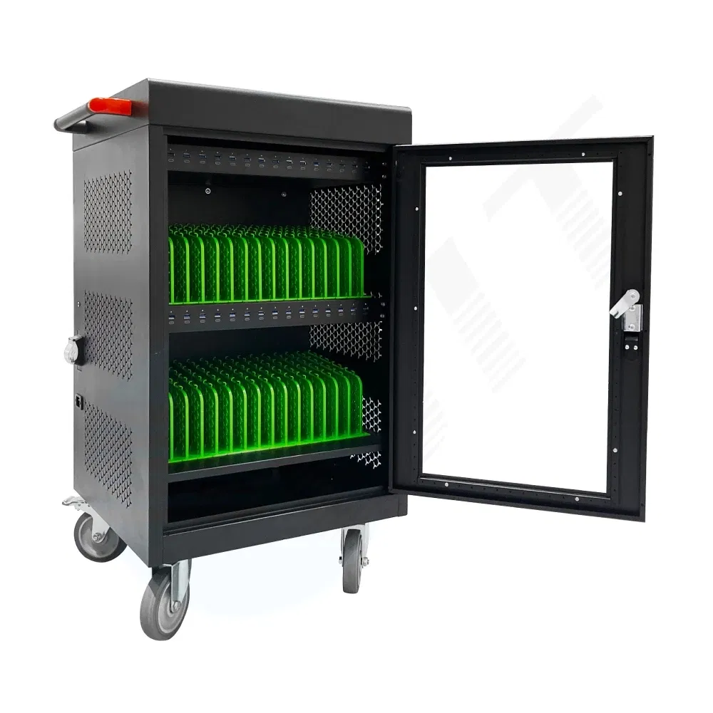 School Classroom Chargingcart 30ways 30W Type-C &amp; USB Output Socket Charging Cabinet
