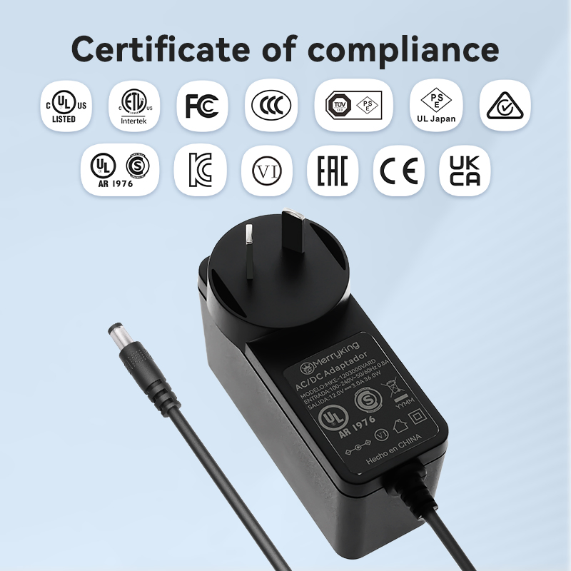 Universal Travel Power Supply Adapter for 18V AC and DC Devices