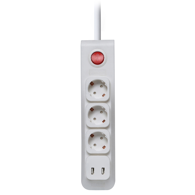 2/3/4 Outlet Germann Power Strip with USB Port