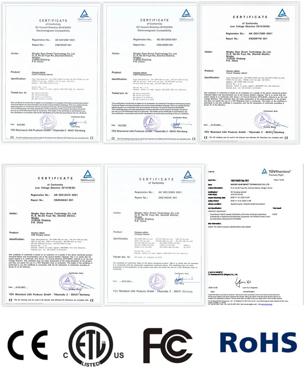 Certifications