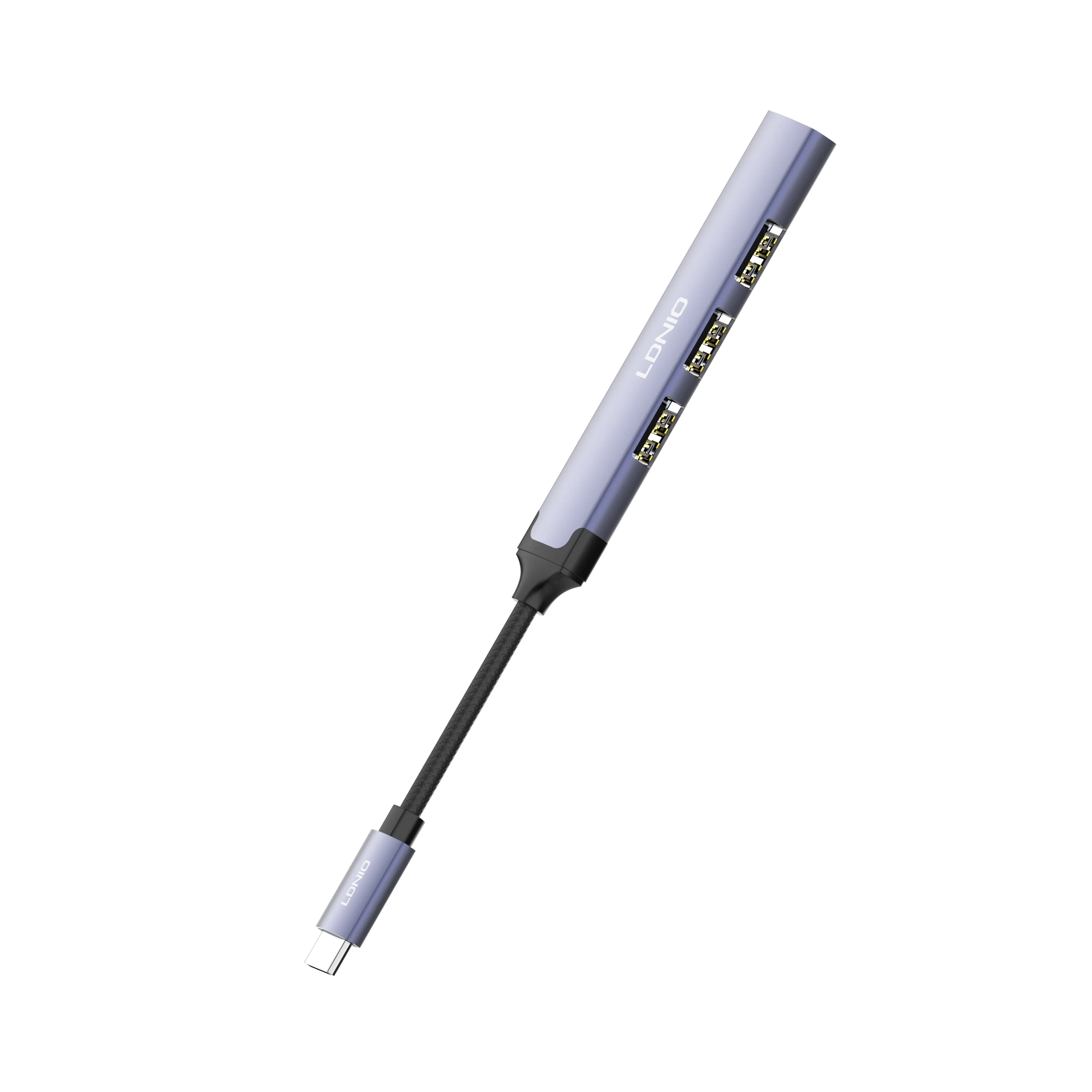 Ldnio Ds-34u Type-C to USB3.0*1+USB2.0*3 Mobile Phone Charging Adapter 5gbps High Speed Data Transmission Hub
