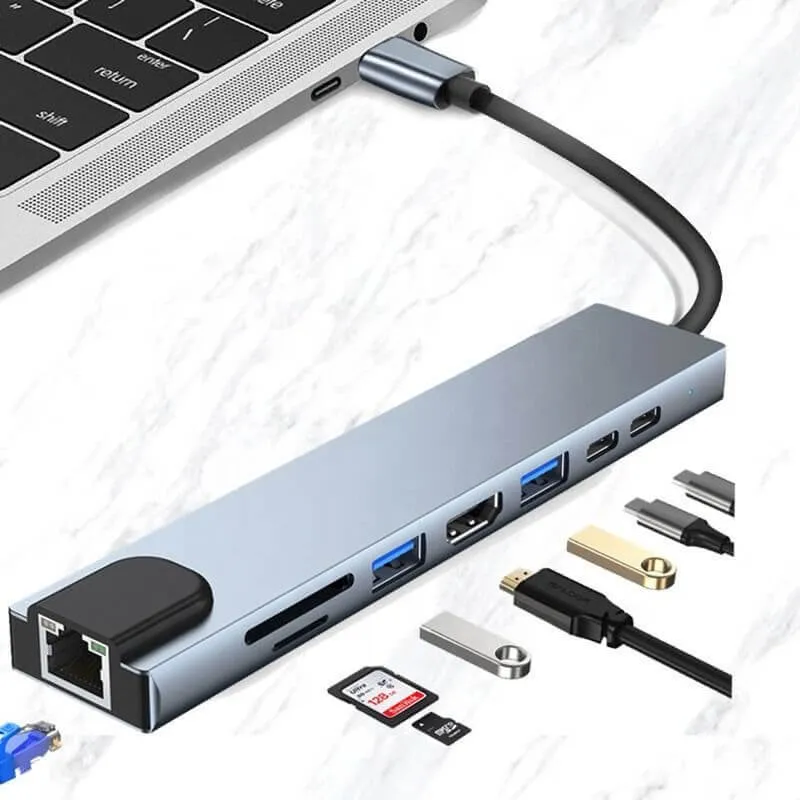 8-in-1 USB-C Docking Station View 4