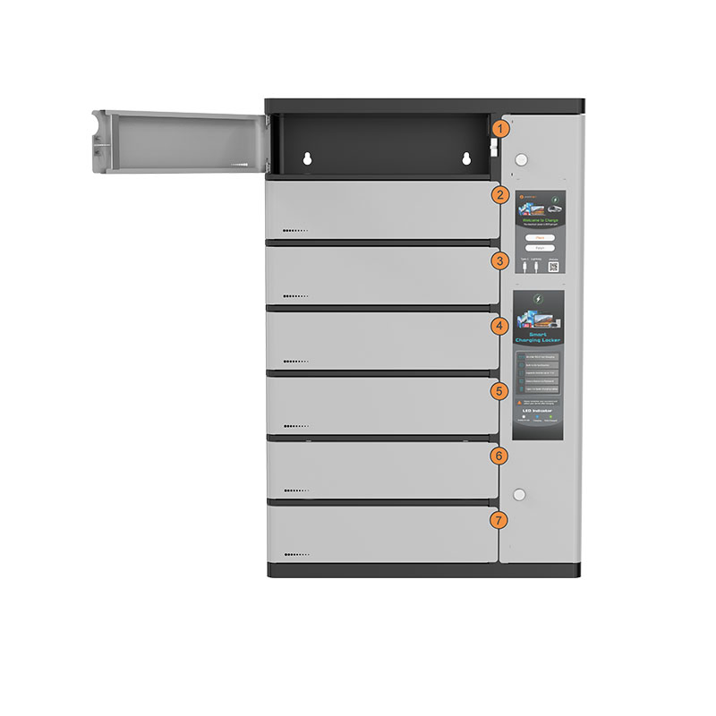 10 Port Smart Charging Locker with RFID Code Fingerprint Function iPad Charging Cabinet