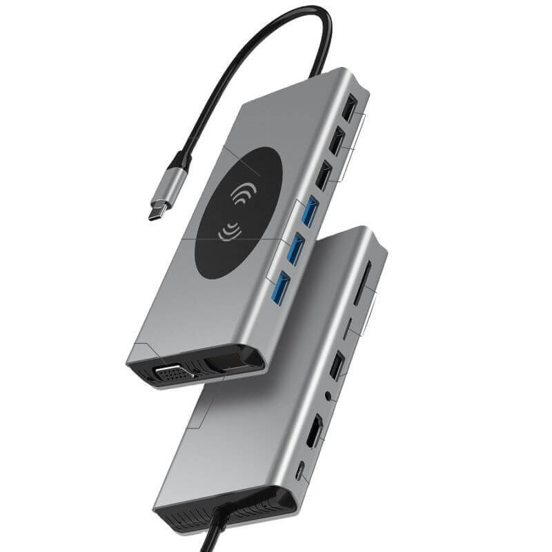 15-in-1 USB 3.0 Type C Docking Station for MacBook PRO Computer Accessories