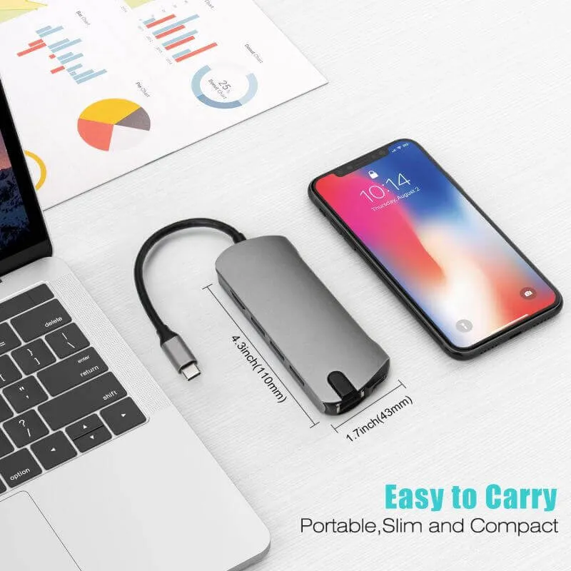 8-in-1 USB-C Docking Station