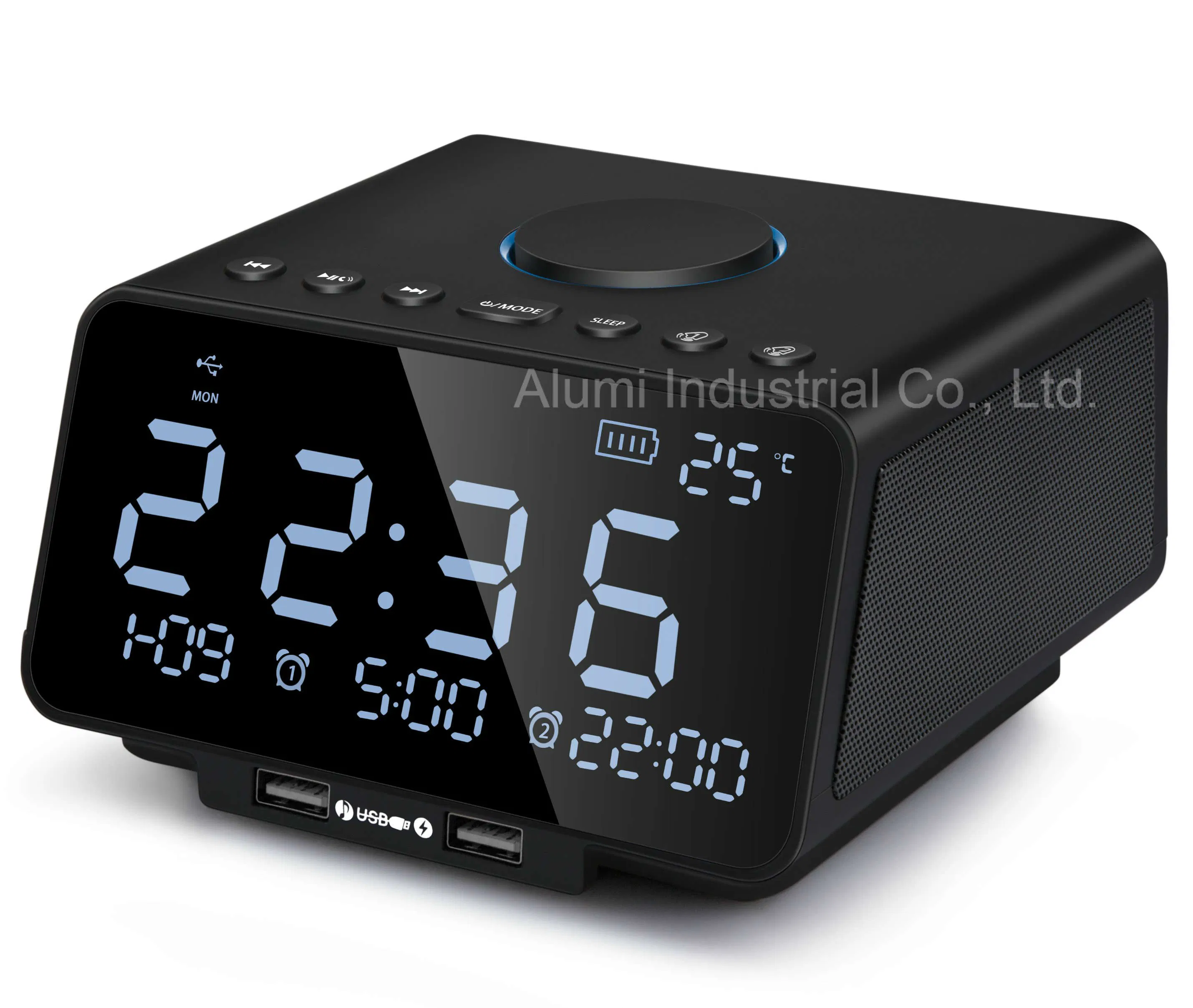 Desktop Alarm Clock Docking Station Hotel Equipment
