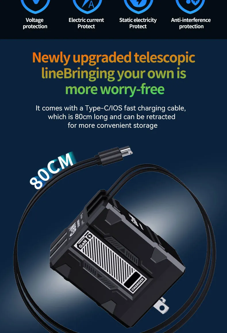 Telescopic GaN Charger 8