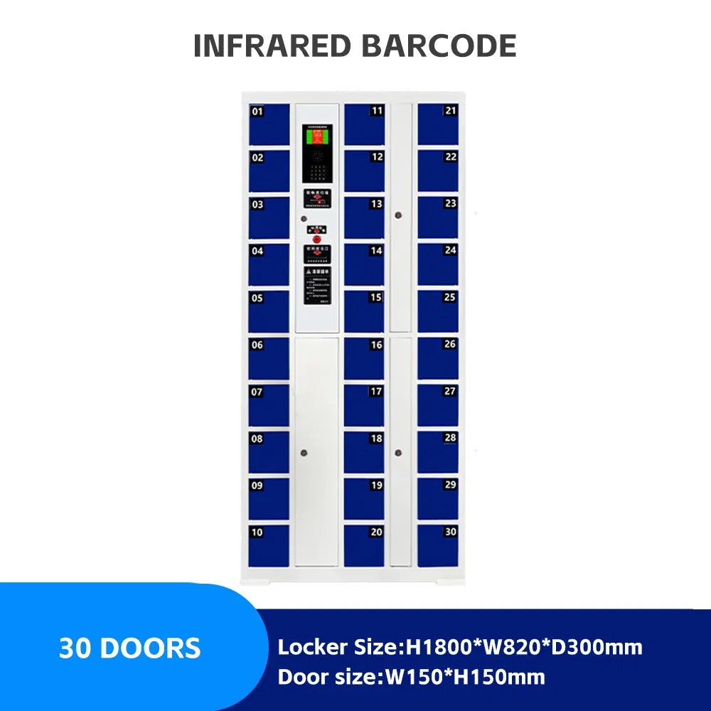 60 Door Qr System Smart Storage Locker Mobile Phone Charging Cabinet