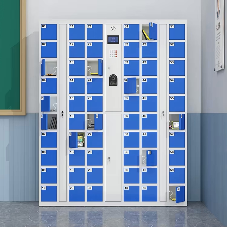 Public Places Cell Phone Smart Locker Smart Phone Charging Locker with Credit Card/Coin/Mobile Wallet Payment