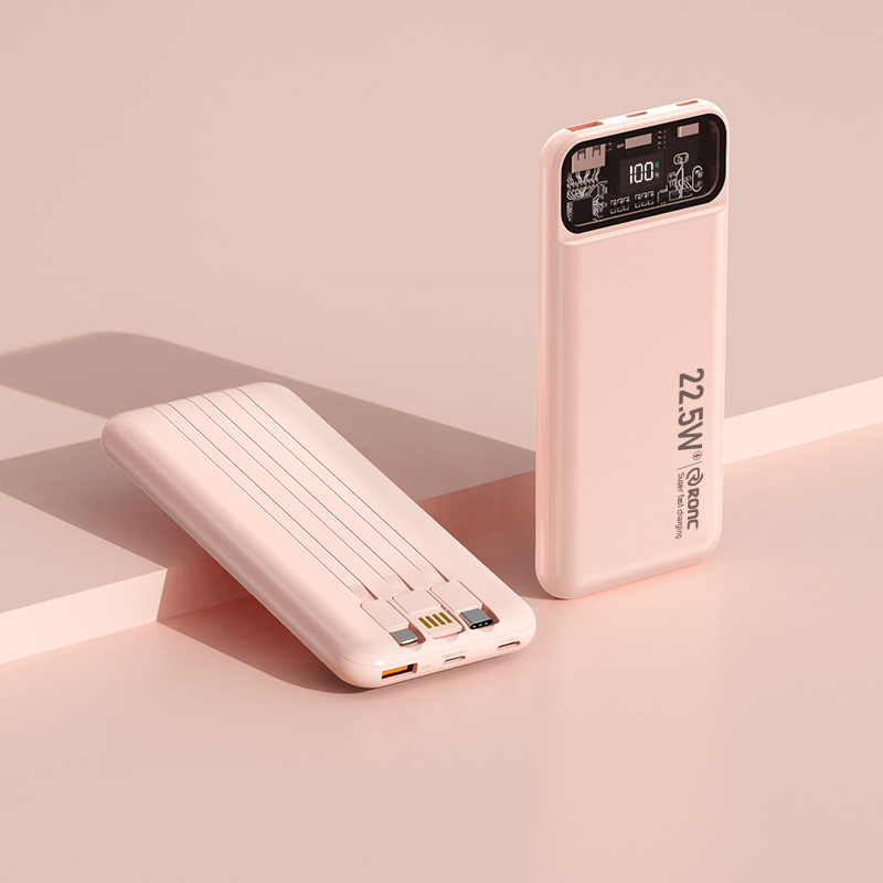 Portable Charger 10000mAh Ultra Slim USB C Power Bank 22.5W Pd Fast Charger