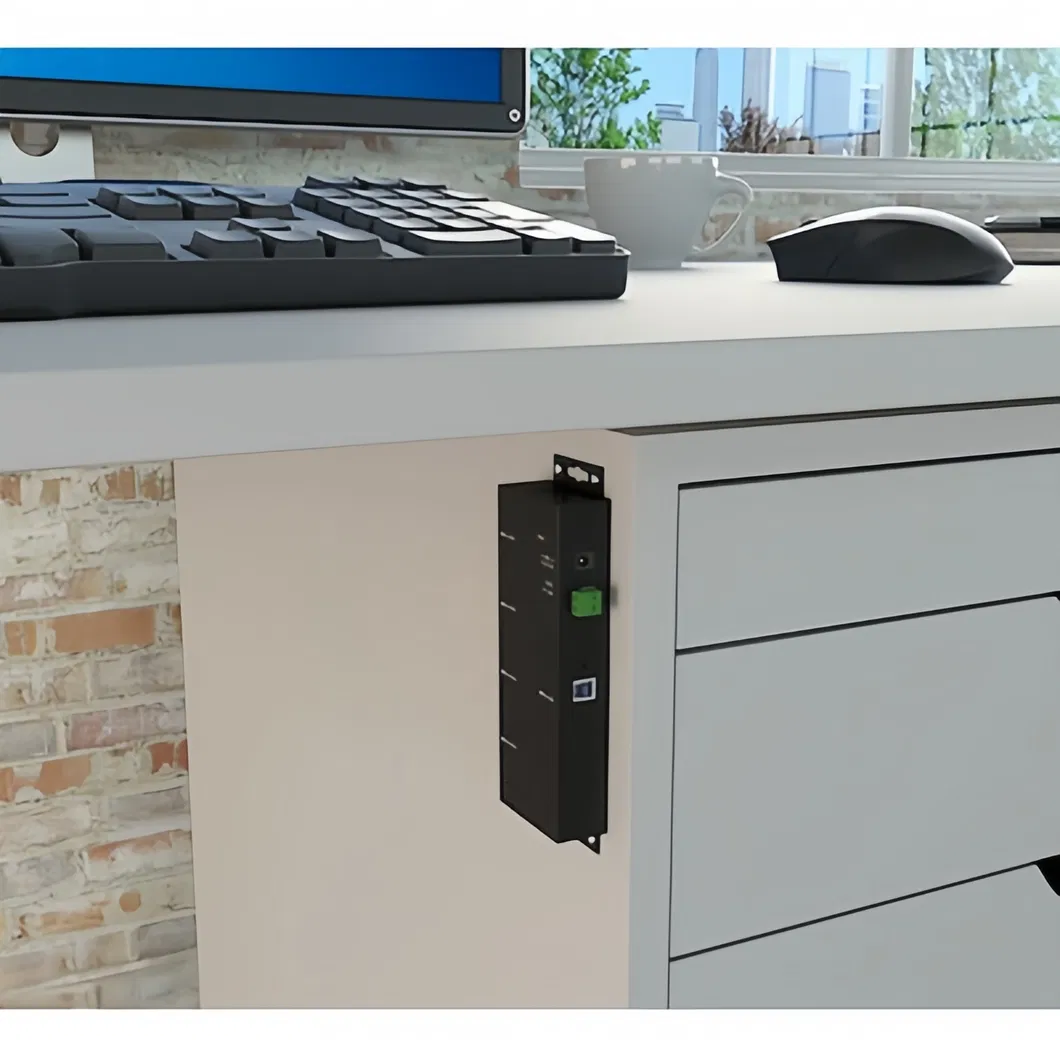 Industrial USB C Hub Front View