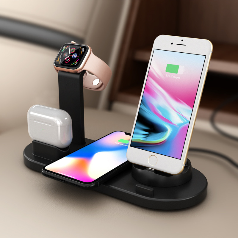 Compact 4-in-1 Wireless Charging Dock for All Your Gadgets