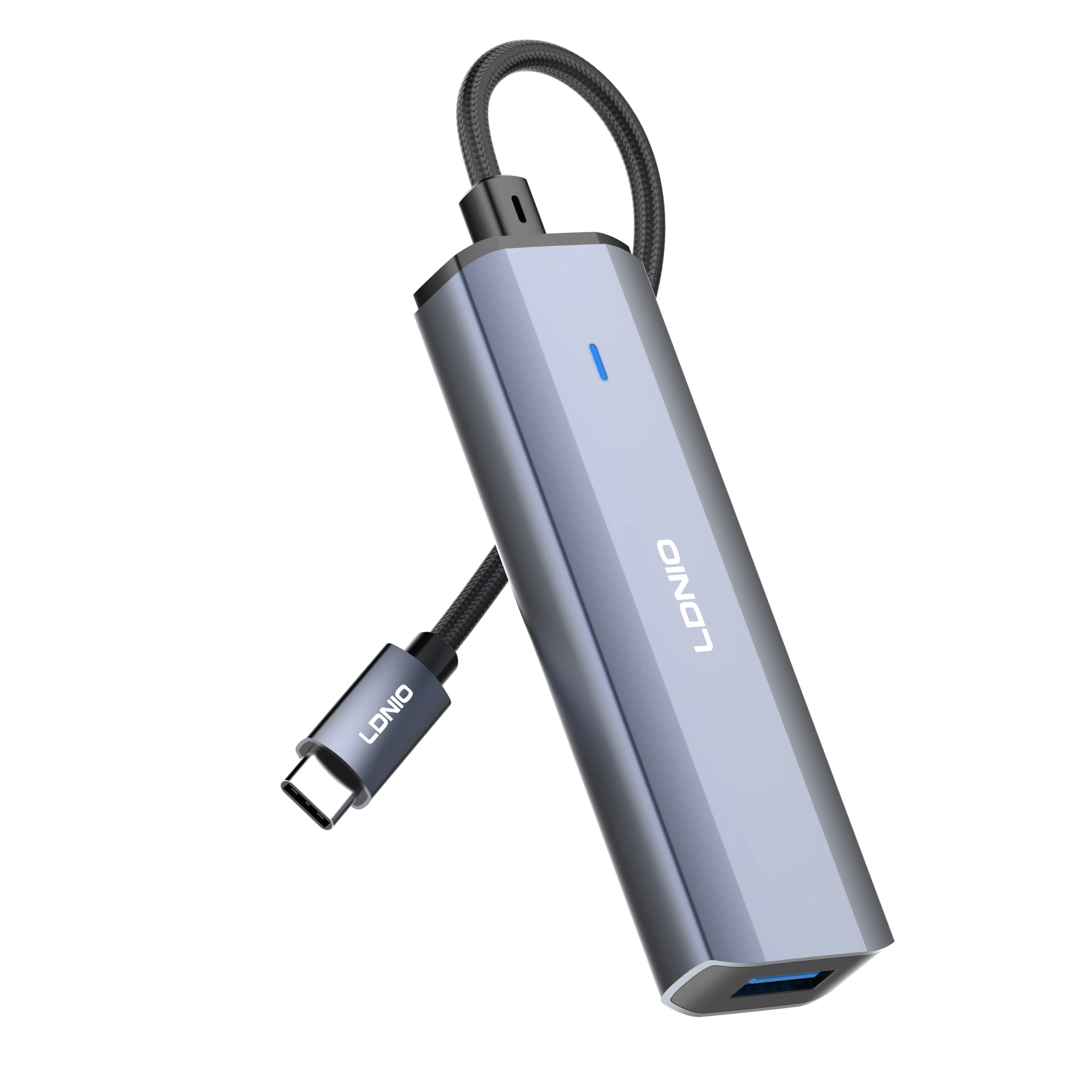 Ldnio Ds-114c Type-C to USB-a*4 USB3.0 Mobile Phone Charging Docking Station Hub