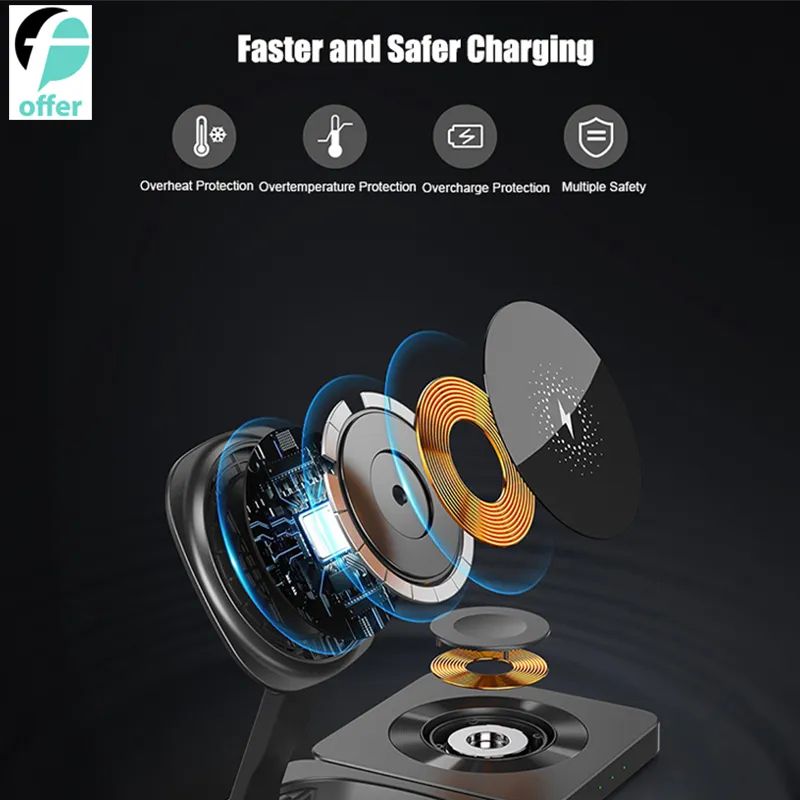 3-in-1 Magsafe Wireless Charging Dock 3