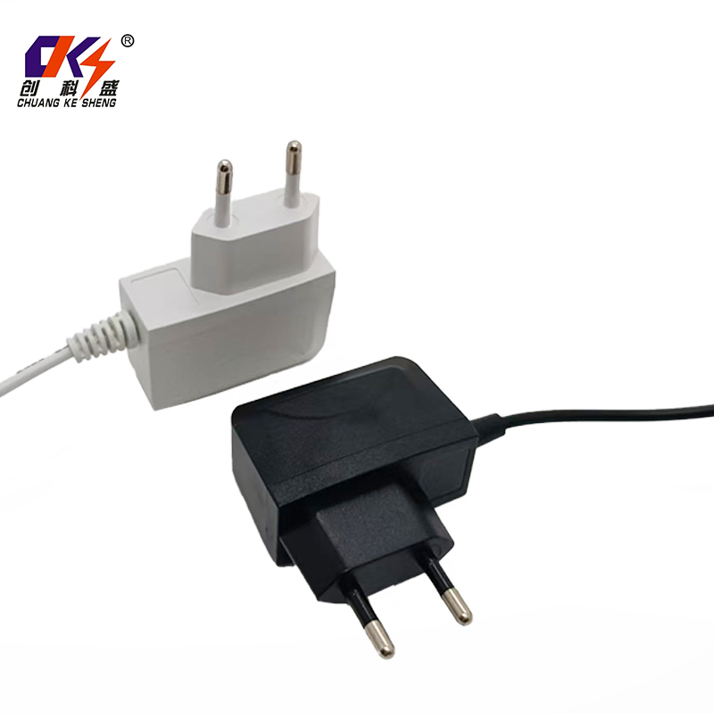 Chuangkesheng High Efficiency EU 9W 3V 3A AC DC Adapter Plug in Power Adapter for LED Lighting Universal Travel Adaptor