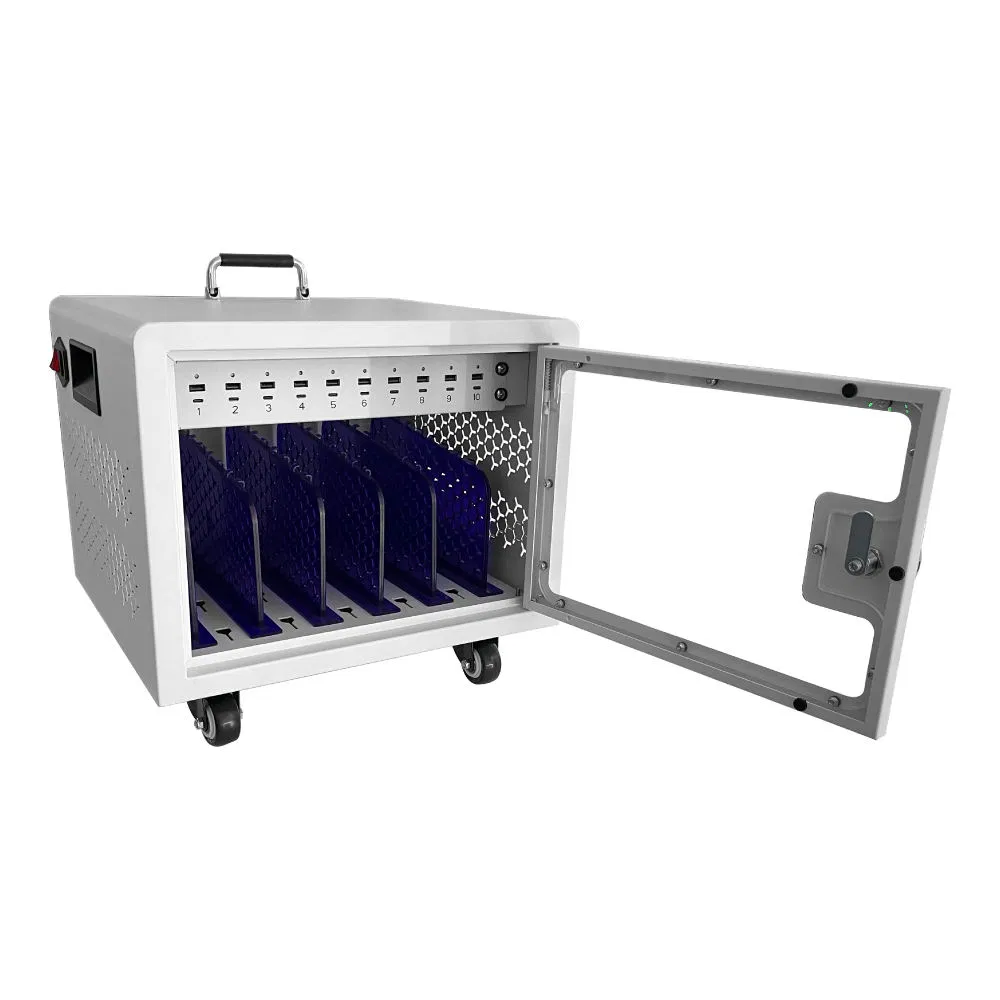 Premium Charging Cabinet Cart with USB Type-C Fast Cable