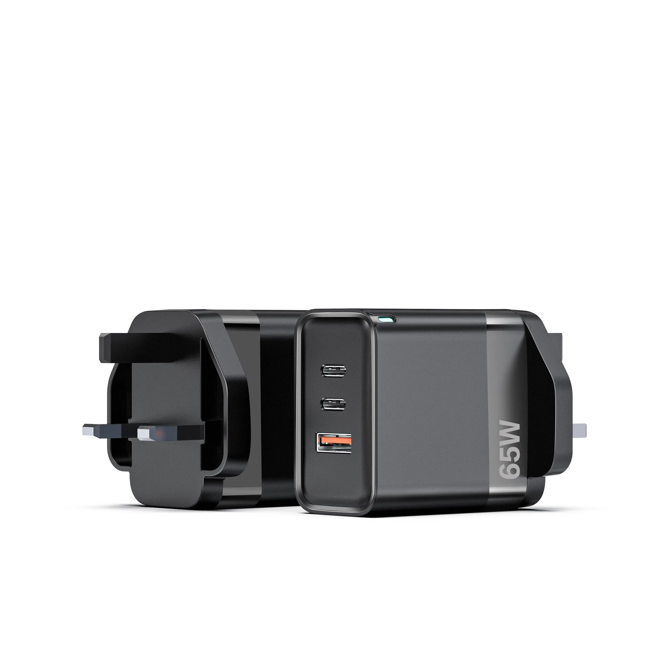 OEM Custom Mobile Accessories 65W 67W 100W GaN Wall Adapter 65W USB C Charger Mini UK Pin 45W 27W 65W Pd3.0 QC4.0 USB C GaN Charger for MacBook Laptop Tablet