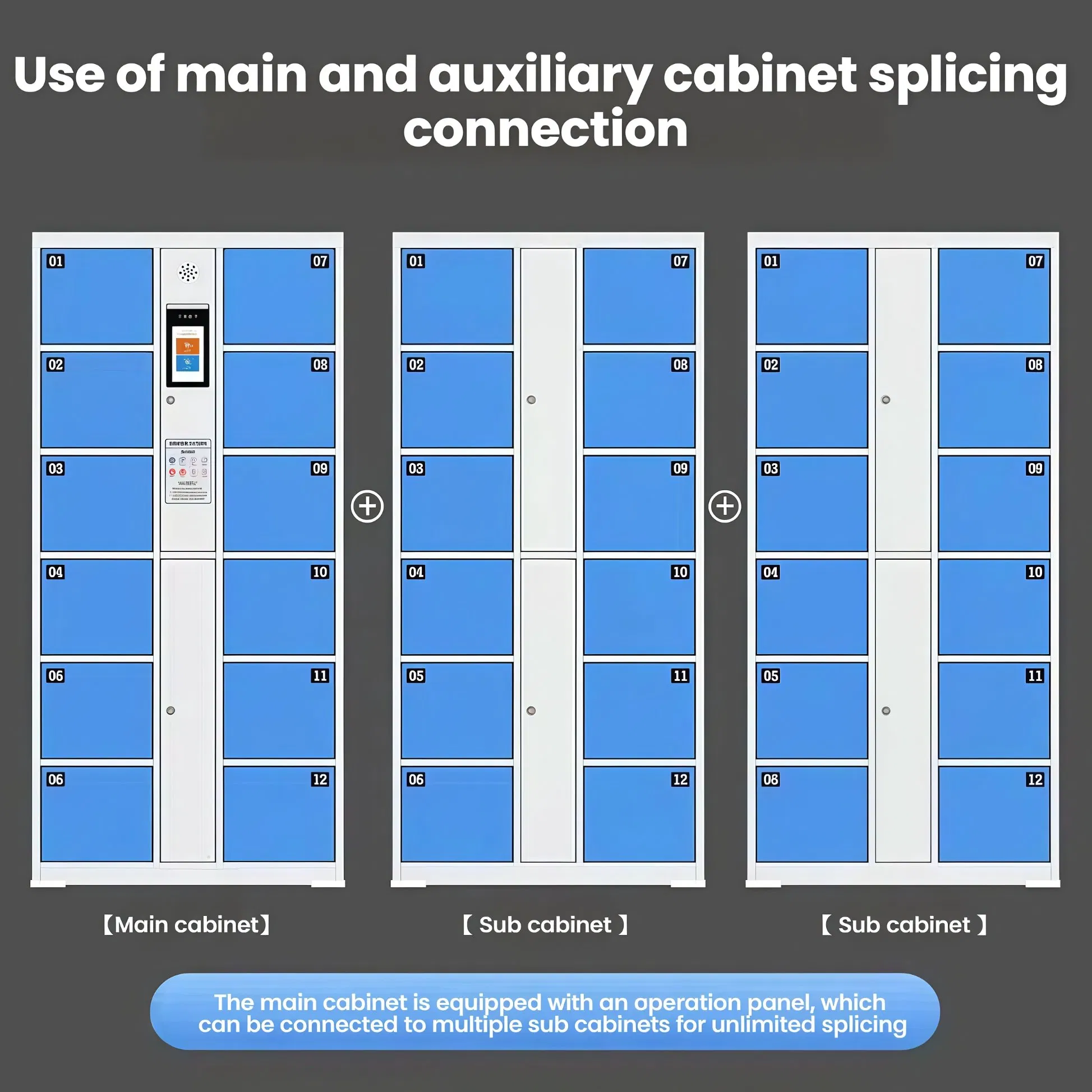 Smart Cell Phone Charging Locker USB Digital Electronic Box Intelligent Smart Locker