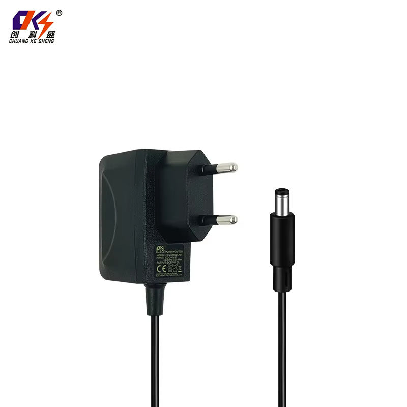 Chuangkesheng High Efficiency EU 9W 3V 3A AC DC Adapter Plug in Power Adapter for LED Lighting Universal Travel Adaptor