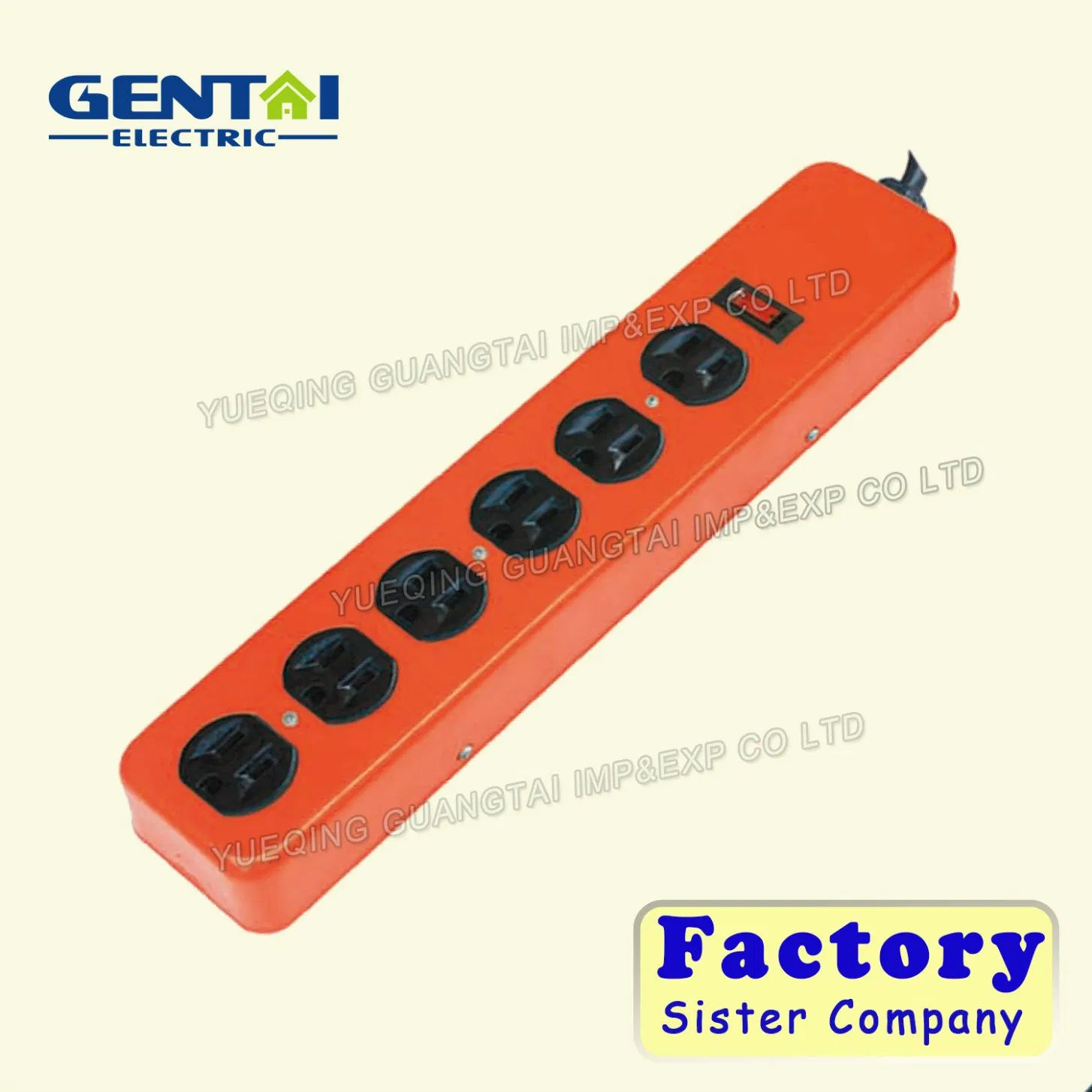 Good Quality 6 Outlets USB Grounding Power Strip