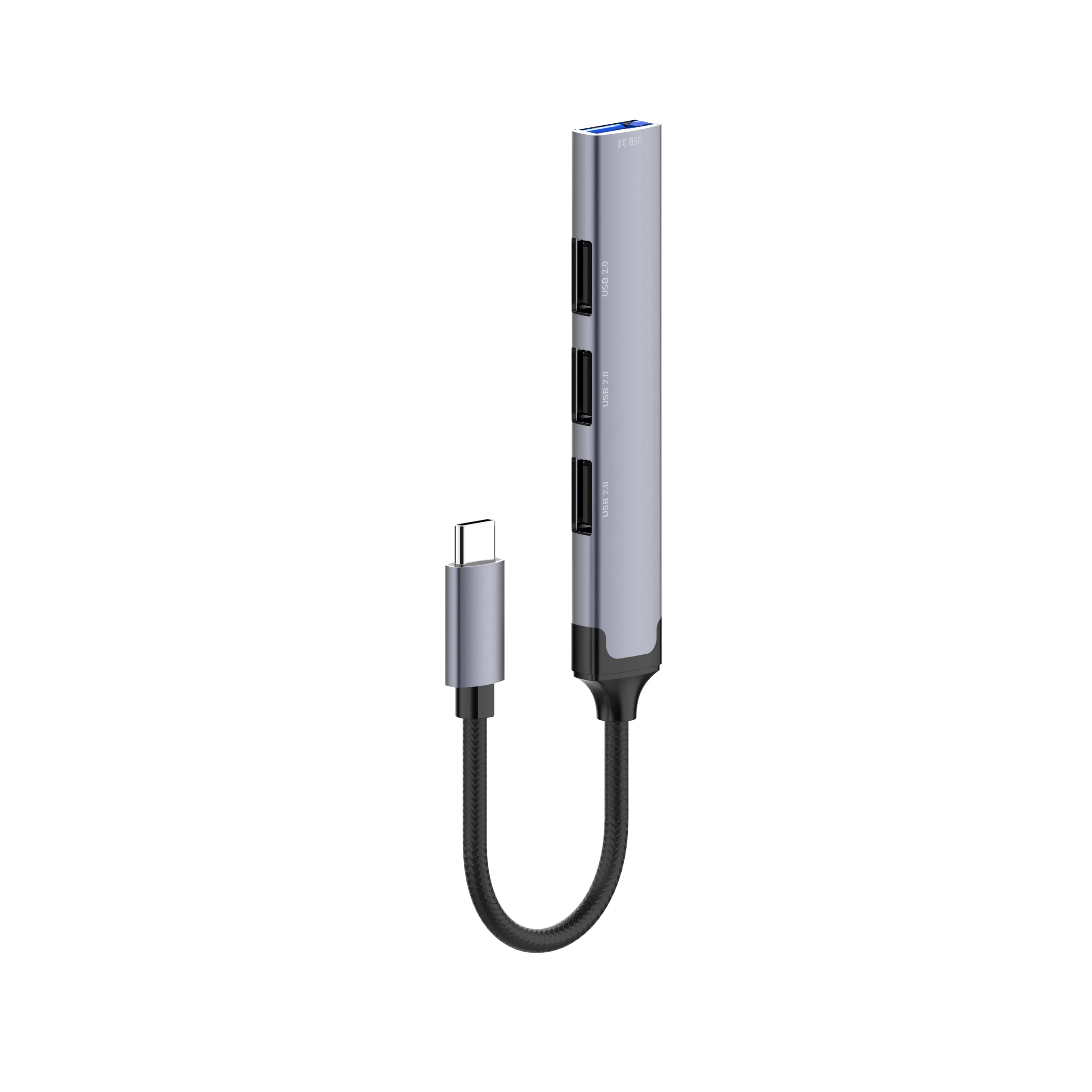 Ldnio Ds-34u Type-C to USB3.0*1+USB2.0*3 Mobile Phone Charging Adapter 5gbps High Speed Data Transmission Hub