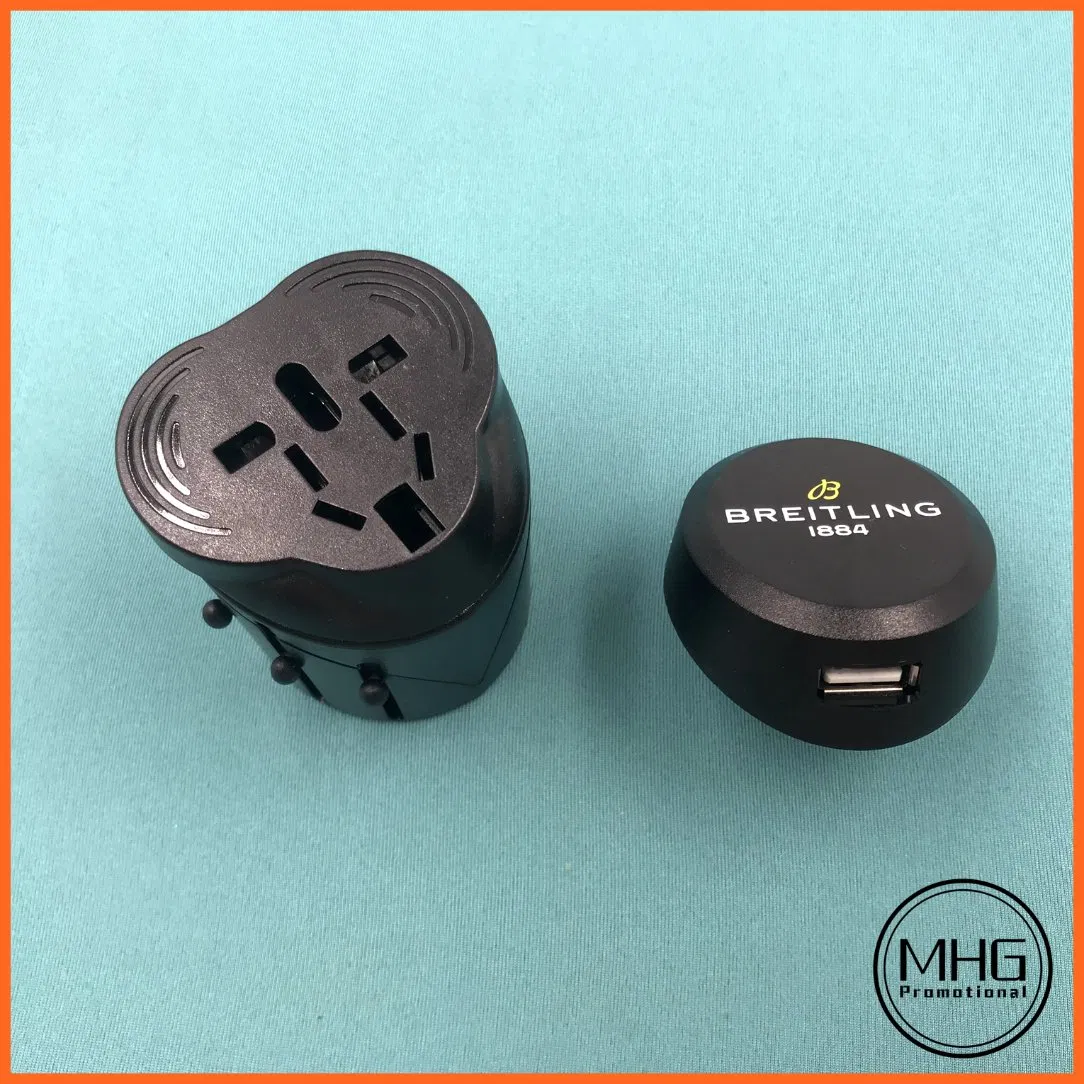 Universal World Travel Plug Adapter with USB