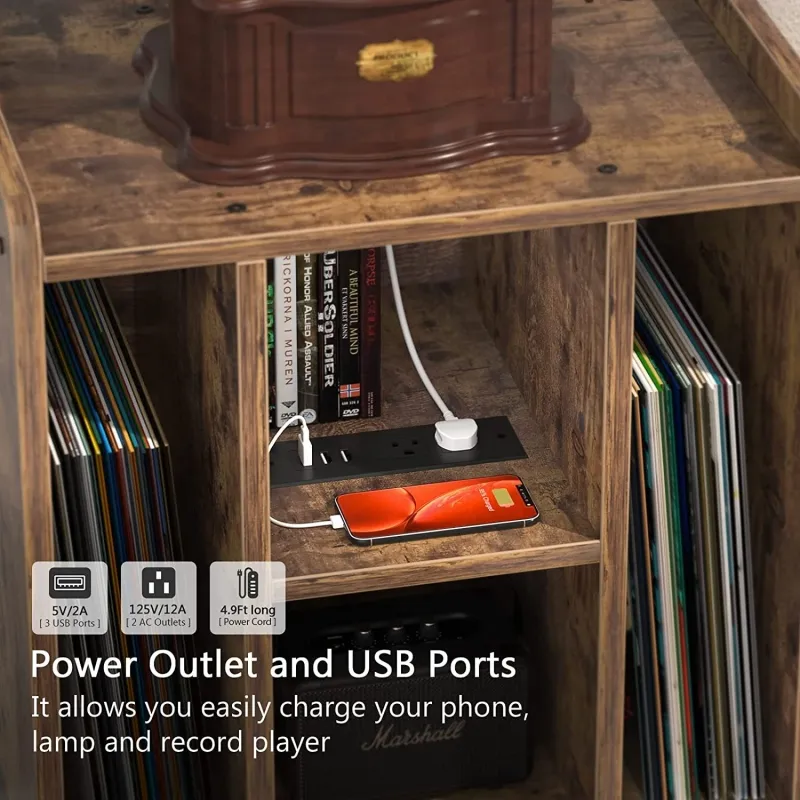 Built-in Charging Ports