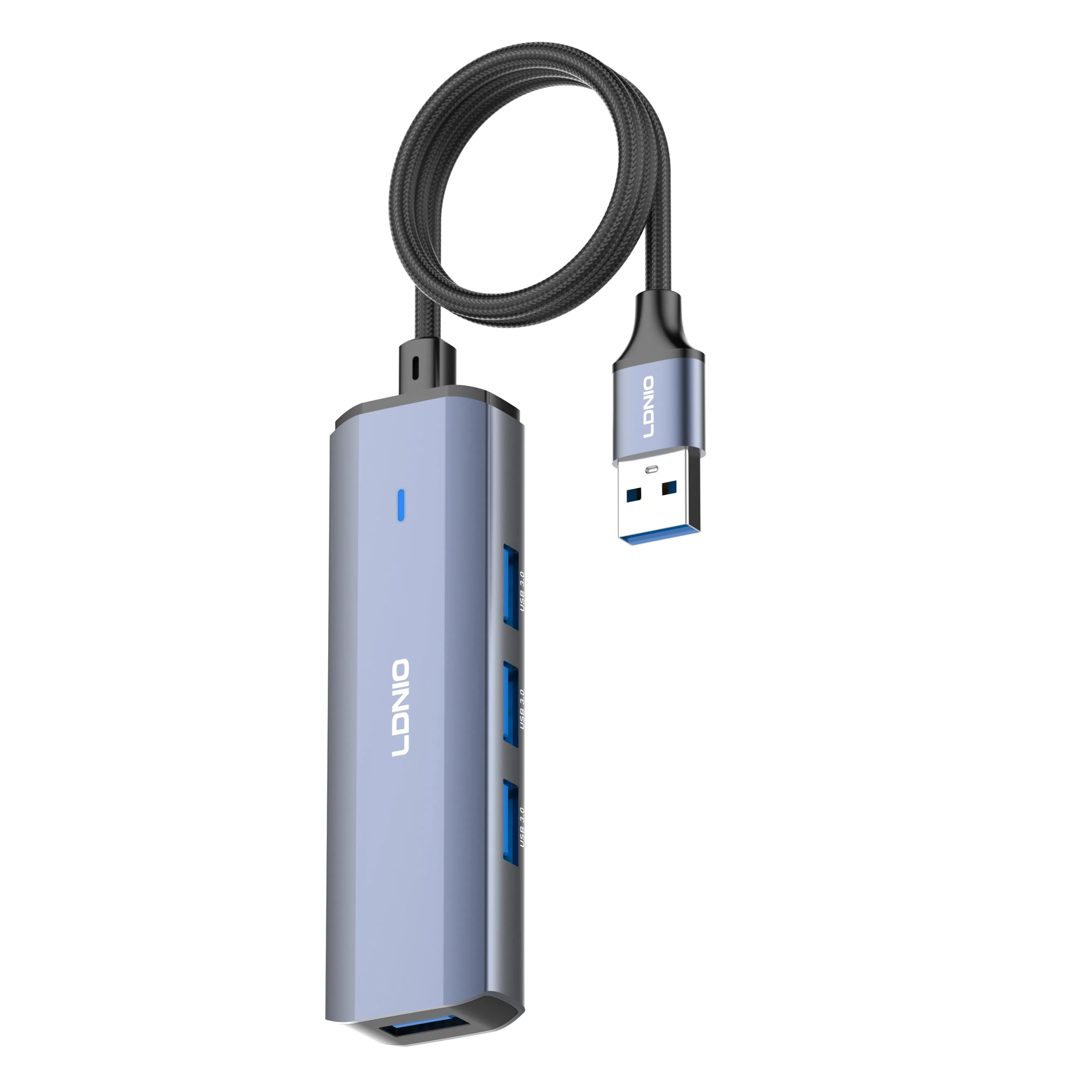 Ldnio Ds-114u-1.2m USB-a to USB-a*4 5gbps Data Transmission Docking Station Hub