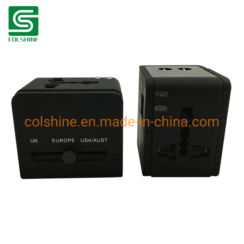 Portable Universal Travel Adapter USB Charger Electrical Plug Socket