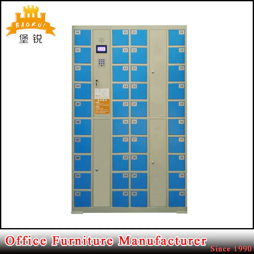 Smart Bar Code Pin Code Fingerprint Open Cell Phone Charging Locker